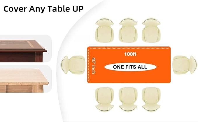 Craft And Party, Orange Plastic Table Cover Roll - 40in X 100 feet Heavy Duty Plastic Banquet Table Cover Roll. (Orange)