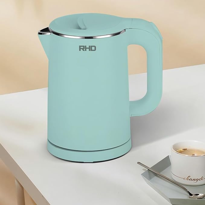 0.8L Small Electric Kettles for Boiling Water, Stainless Steel Mini Travel Kettle, 1000W Fast Boil Teapot, Boil-Dry Protection & Auto Shut-Off, Perfect For Traveling Cooking, Coffee, Tea, Eggs(Green)