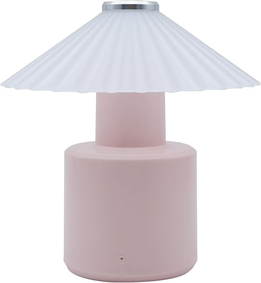 LED Night Light – Touch Dimmable Portable Table Lamp, Soft Warm Light, for Bedroom, Kids Room, Desk – Minimalist Nordic Style Gift – Pink