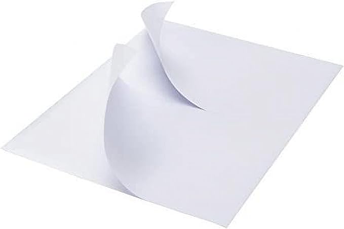 9527 Product Half Sheet Self Adhesive Shipping Labels for Laser & Inkjet Printers White Blank,2 Labels per Sheet (1000 Labels)
