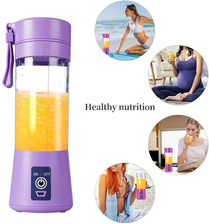 Mini Portable Blender For Milkshakes & Smoothies - USB Charging, Small Juice Cup Blender