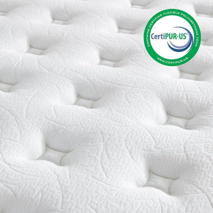 Full Mattress,10 inch Full Size Mattress,Hybrid mattresses,Single,Gel Memory Foam Individually Wrapped Pocket Coils Innerspring Pressure Relief,Soft,CertiPUR-US Certified,Fiberglass-Free,