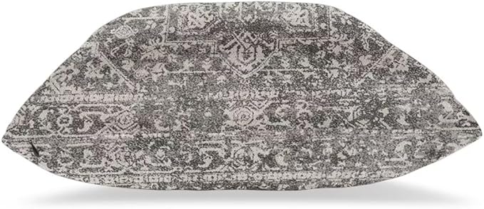 Black Grey Boho Pillow Covers 18x18 Set of 2, Bohemian Carpet Pattern Decorative Throw Pillows Ethnic Rustic Farmhouse Cushion Cases Linen Gifts for Couch Sofa Outdoor Decor