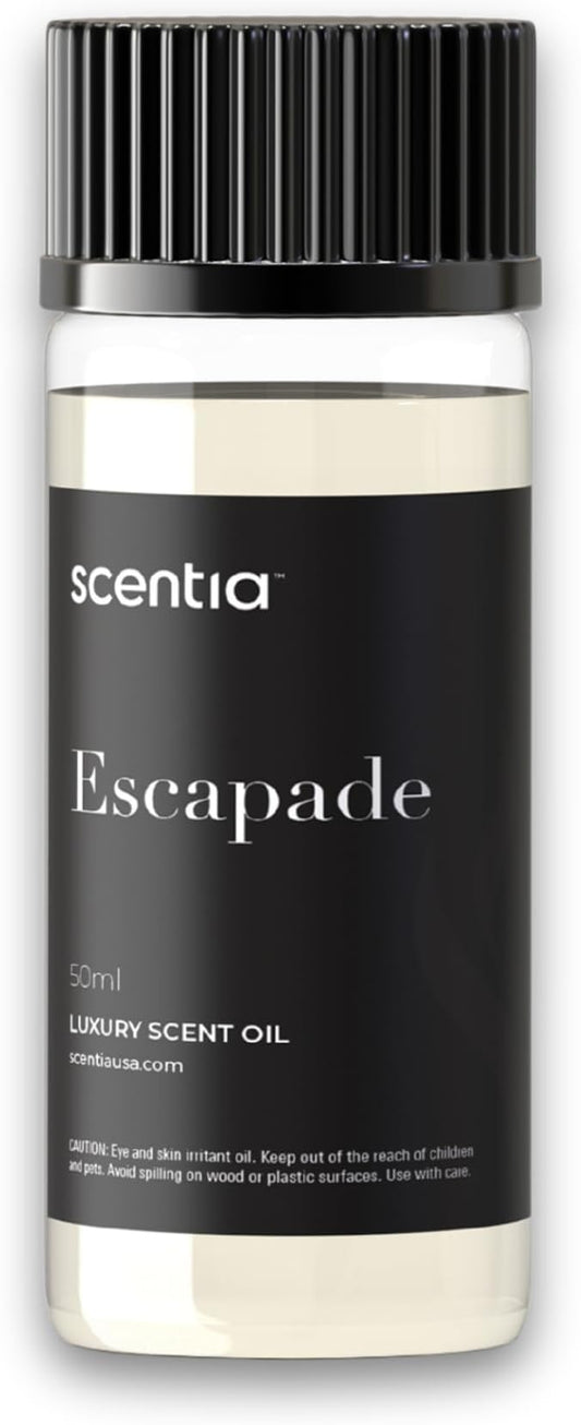 Hotel Diffuser Oil Inspired by The Ritz Carlton Hotel Scent - 50 mL 1.69 fl oz - Essential Oil Blend Botanical Jasmine, Bergamot & Fresh Marine Notes for Aromatherapy Diffusers and - Escapade