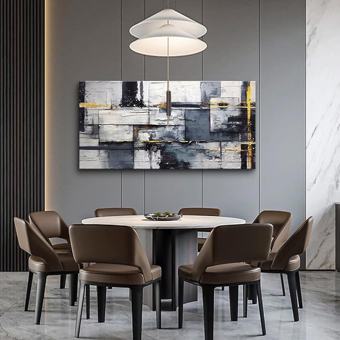 hyidecorart Large Minimalism Abstract Wall Painting Modern Wall Art For Living Room Canvas Wall Decor For Bedroom Office Decoration Pictures Artwork Prints Home Decor Ready to Hang Poster