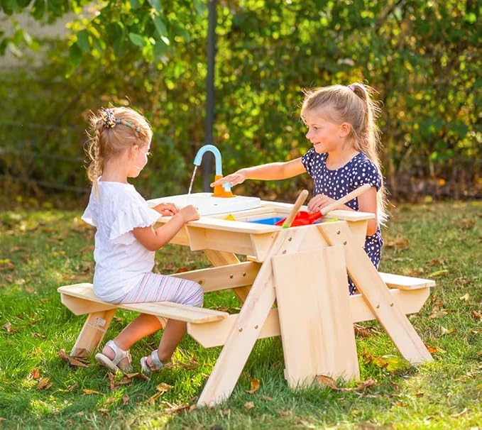TP Toys Multi-Activity Table: Sand, Water, Crafts & More (2-6 yrs)