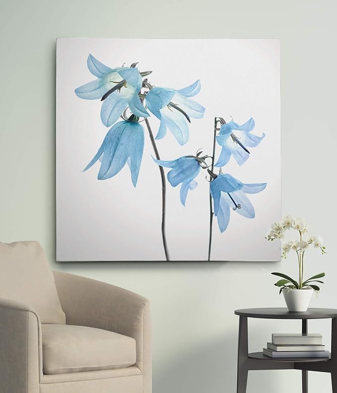 Wexford Home Gorgeous Blue IV Gallery Wrapped Canvas Wall Art, 32x32,