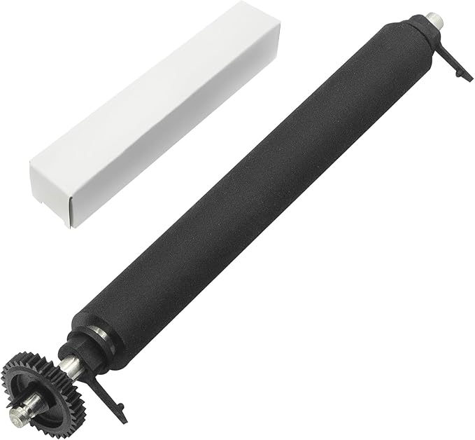 Platen Roller for Zebra P4T RP4T Thermal Label Barcode Printer,Label Maker Transfer Roller Support Printer P/N:AK18913-005 (Including Gear Parts)