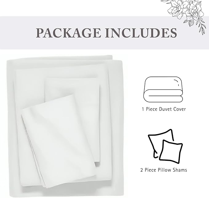 King Duvet Cover 1000 Thread Count 100% Egyptian Cotton Luxury Hotel Quality Quilt Cover & Pillow Sham - 5Pc All Season Duvet Cover Set with Zipper Closure & Corner Ties - (Cal King/King, Light Grey)