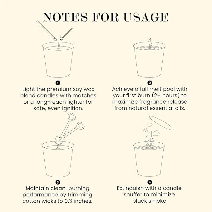 M&SENSE Natural Soy Candle| Pink Jasmine Blossom | 16.6 oz, 95H Burn | Minimalist Scented Candle for Relaxation, Gifting, Home Décor | for Bedroom, Office, Party Large