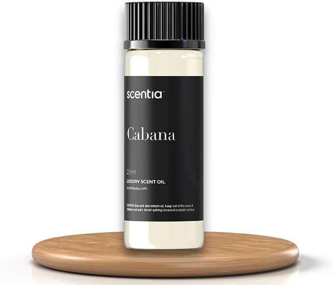 Hotel Diffuser Oil Inspired by The Ritz Carlton Hotel Scent - 20 mL 0.67 fl oz - Fragrance Oil Blend Botanical Jasmine, Bergamot & Fresh Marine Notes for Aromatherapy Diffusers - Cabana
