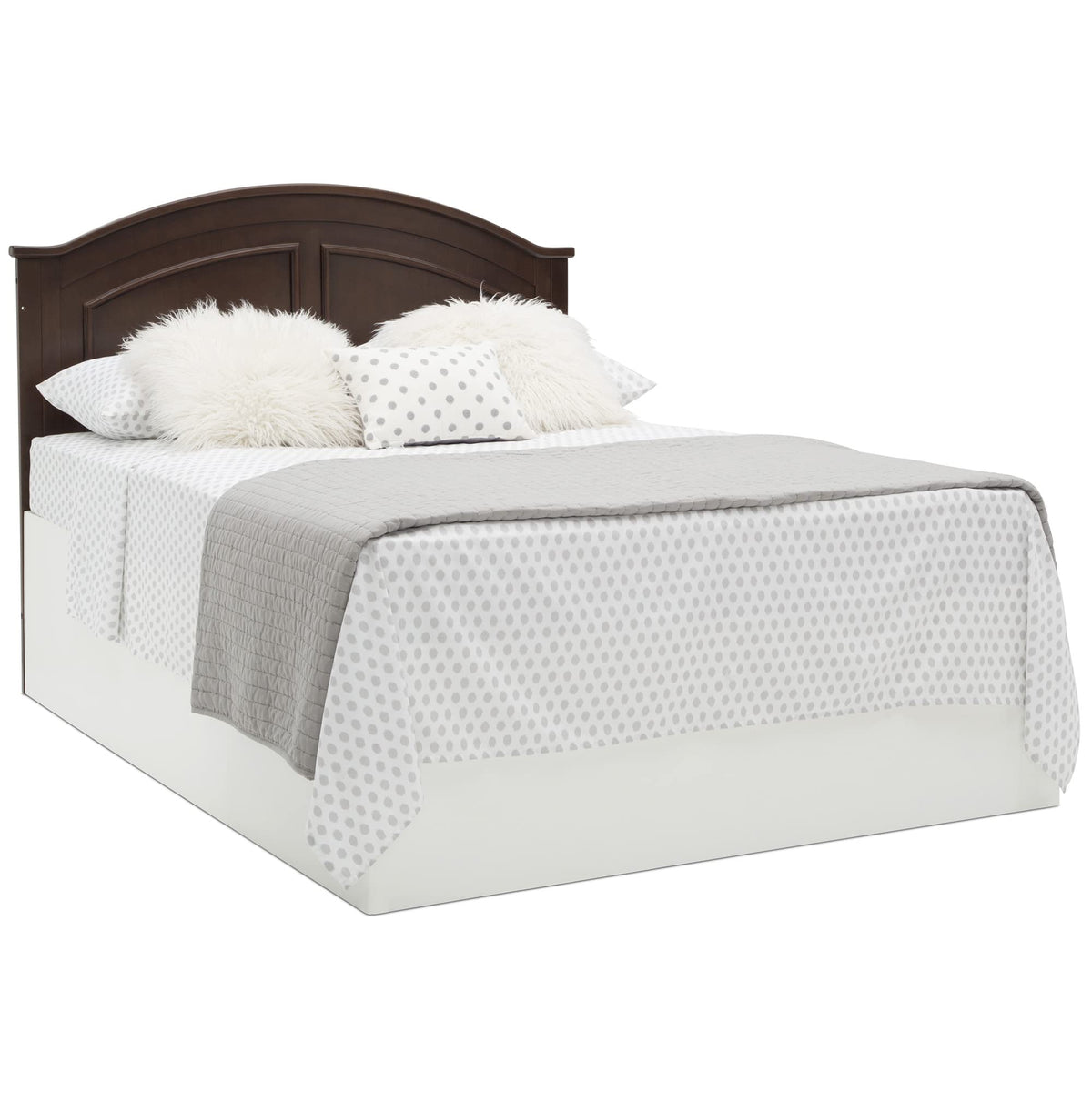 Delta Children Perry 6-in-1 Convertible Crib - Greenguard Gold Certified, Walnut Espresso