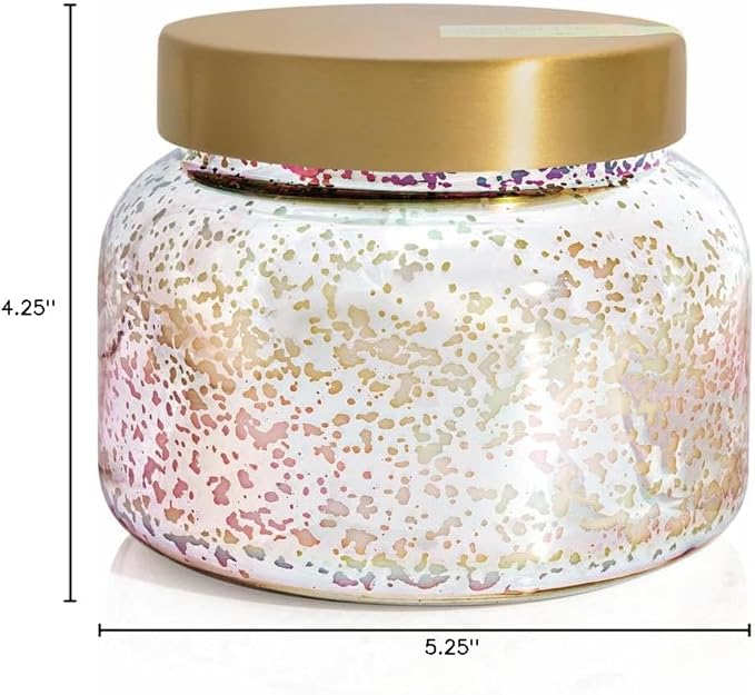 Capri Blue Mercury Iridescent Scented Candles for Home - Long Lasting Decorative Jar Luxury Candles - Gifts for Women & Men - Soy Wax Blend - Aloha Orchid (28 oz)