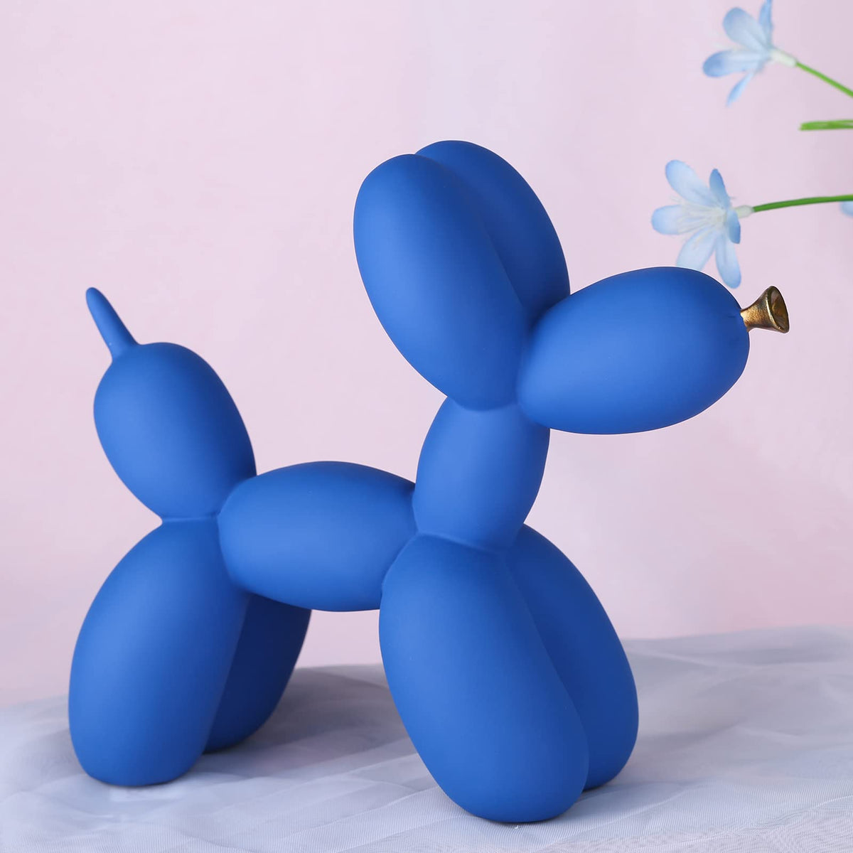 XIAOMAGG Creative Balloon Dog Sculpture Modern Home Decoration Trendy Animal Art Ornaments Collection Figurine Bedroom Living Room Office Desktop Resin Decors