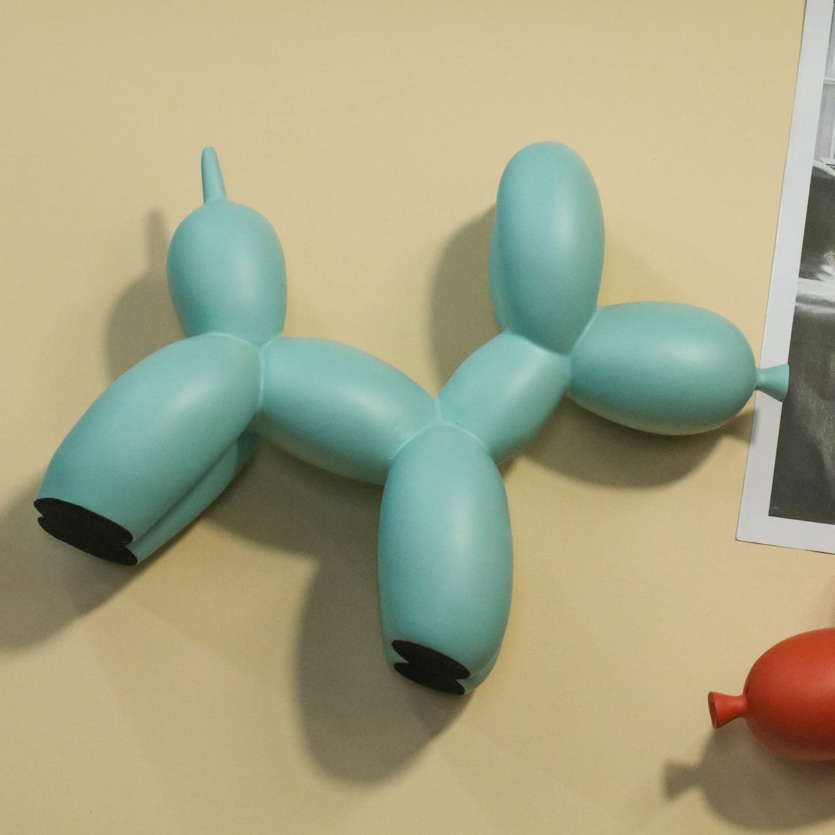 XIAOMAGG Creative Balloon Dog Sculpture Modern Home Decoration Trendy Animal Art Ornaments Collection Figurine Bedroom Living Room Office Desktop Resin Decors