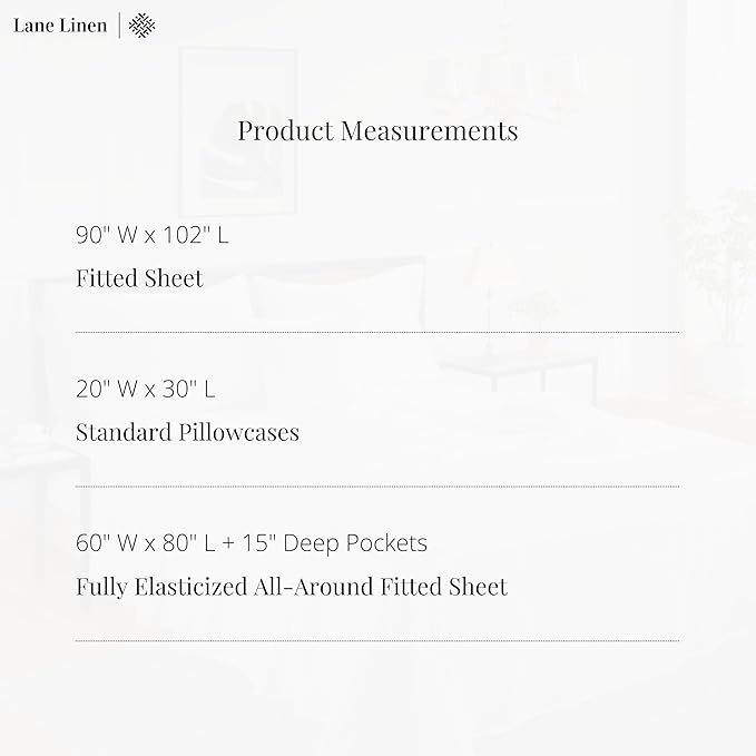 LANE LINEN 600 TC 100% Mercerized Cotton Twin XL Sheets Set, Soft & Comfy Sateen Weave - Perfect for Hospital beds or Dorm Room, Luxury Hotel Like Thick Sheets Twin XL Size Sheet Set - Mineral