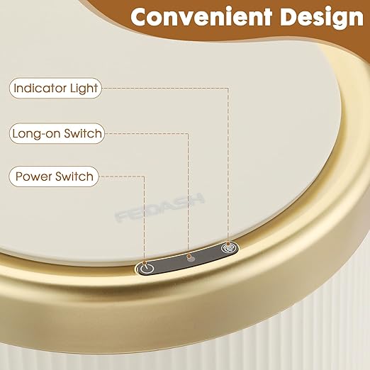 Automatic Motion Sensor Bathroom Trash Can with Lid, 2.8 Gallon Touchless Trash Garbage Bin Small Mini Trash Cans Trashcan -White