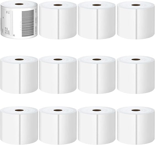 Direct Thermal Labels 4x6-450 Labels/Roll, Thermal Shipping Labels for Zebra 2844 ZP-450 ZP-500 ZP-505,40 Rolls,18000 Labels(NOT for DYMO)