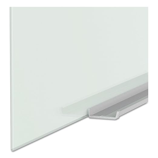 Quartet Glass Whiteboard, Magnetic Dry Erase Board, Wall Mounted Whiteboard for Office, School and Home, 74" x 42", White (G7442IMW)