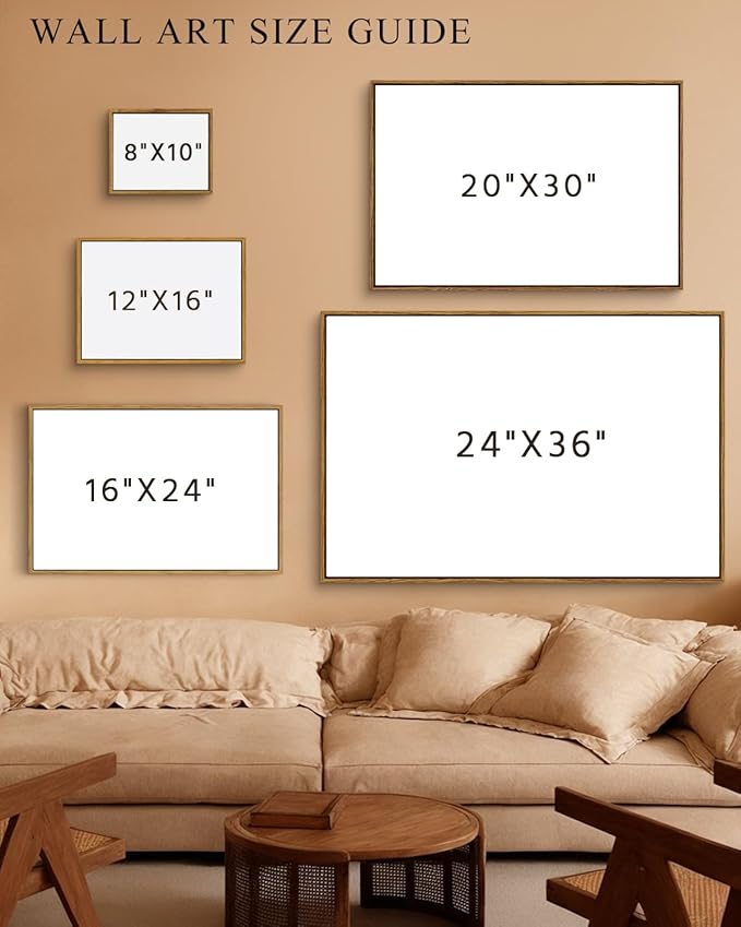 InSimSea Framed Flower Canvas Large Wall Art Prints Decor, Vintage Floral Rustic Decorations for Living Room, Farmhouse Wall Decor for Living Room Bedroom 20x30inch, Roses in Vase