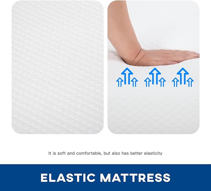 FDW 10 inch King Mattress Size/Gel Memory Foam Mattress/Medium Firm Mattresses for Cool Sleep Relieving Pressure Relief CertiPUR-US Certified Mattress in a Box