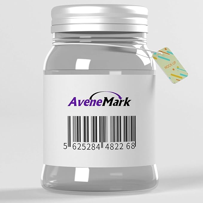 AveneMark 24 Rolls 2" x 1" Direct Thermal Labels for Barcodes Postage Address Shipping Labels Compatible with Rollo & Zebra Desktop Printers Adhesive - 1300 Labels/Roll