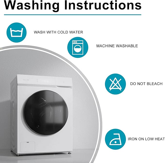 Hiasan Small Tablecloth for Square Tables - Waterproof and Spillproof Washable Fabric Table Cloth for Spring Dining, Outdoor Picnic (Sky Blue, 40 x 40 Inch)