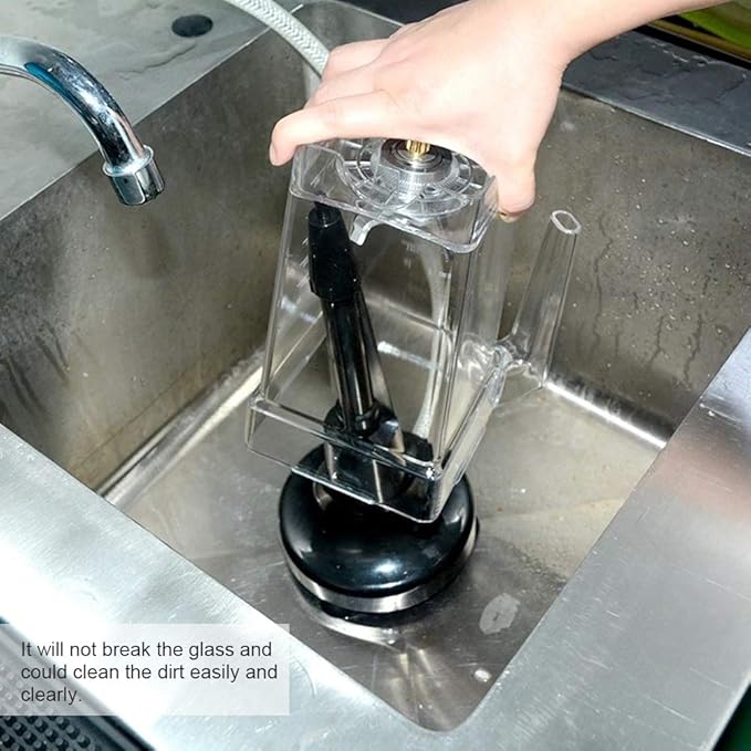 Portable Glass Blender Rinser Red Wine Cup Juicer Container Washer for Bar Coffee Restaurant Kitchen