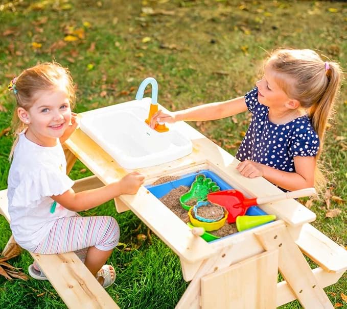 TP Toys Multi-Activity Table: Sand, Water, Crafts & More (2-6 yrs)
