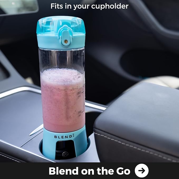 BLENDi Pro+ Portable Blender (17.5oz, Navy Blue) – Powerful 120W Motor, USB-C Rechargeable, Cordless Personal Blender Smoothies & Shakes – BPA-Free, Self-Cleaning, Travel-Friendly