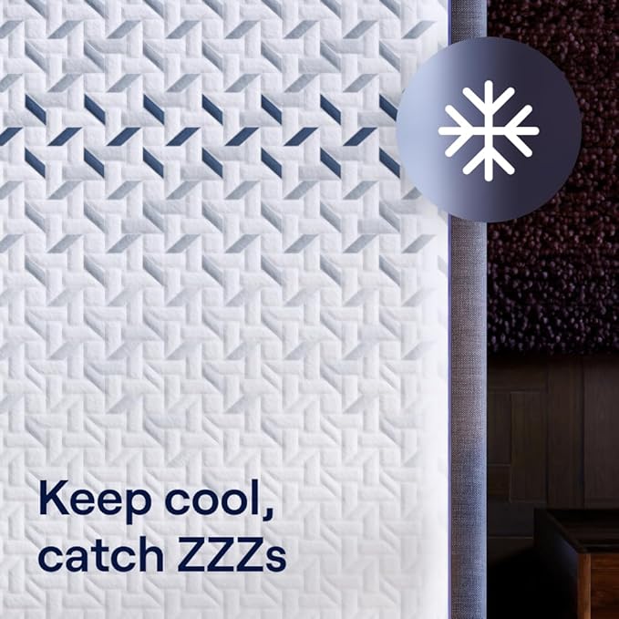 Nectar Luxe Hybrid 14” Full Mattress - Medium Firm - Memory Foam & Innerspring Coils - Cooling Fibers - 3” Pressure Relief Layer - Mattress in a Box - 365-Night Trial & Forever Warranty