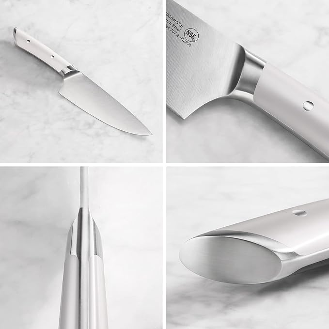 Cangshan HELENA Series German Steel Forged Starter Knife Set (White, 2-Piece)