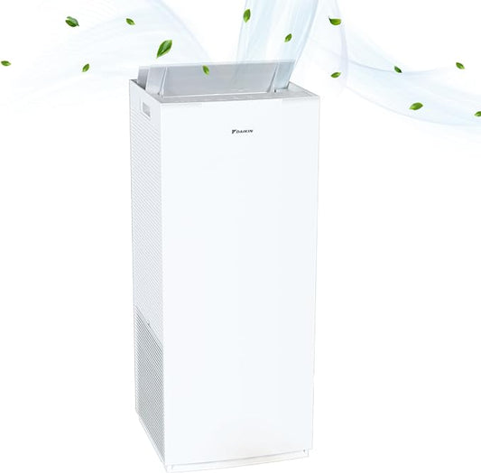 Daikin MCKB70YSAU Room Air Purifier for Home, HEPA, Activated Carbon, Pre-Filter and UVC LED Light, Zero Ozone Product, CARB Certified, 12.5 x 12.5 x 30 in