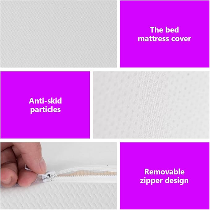 PayLessHere King Size Mattress,6 Inch Gel Memory Foam Mattress in a Box,Medium-Firm,Pressure Relief&Temperature Regulation,CertiPUR-US Certified,White