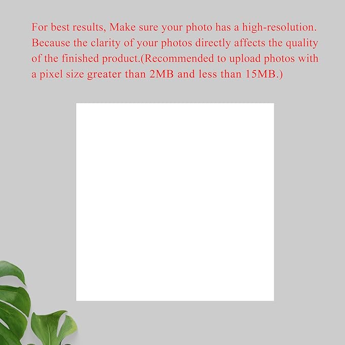 Jovivi Custom Canvas Prints with Your Pictures - Personalized Photos Print,Wall Art Poster Canvas Printing Customized Photo Gifts for Wedding Family Pets Home Office Decor Frame 16x12