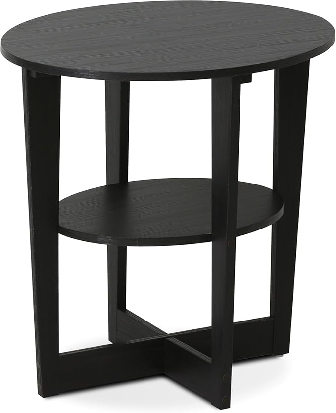 Furinno JAYA End Table, One, Walnut