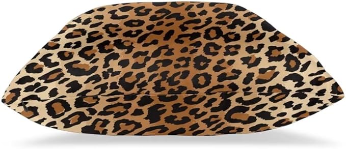 BETGINY Leopard Throw Pillow Cover 24 x 24 Inch Pack of 2, Cheetah Print Pillow Covers Square Cushion Faux Animal Skin Pillowscase for Bedroom Home Sofa Decoration