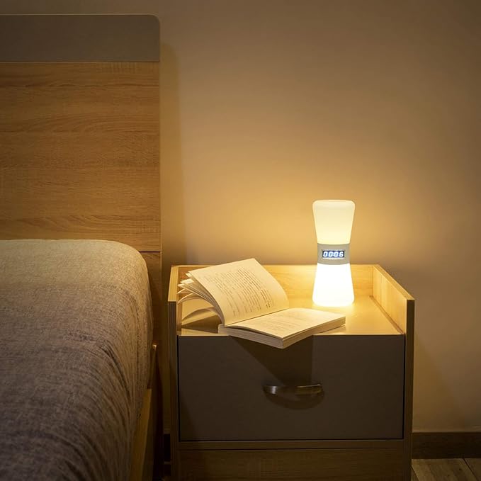 Rechargeable Night Light,Night Light for Baby Nurseryt,Nightlight Kids,Light with Timer,Boys Night Lights Bedroom, Meditation Timer gong