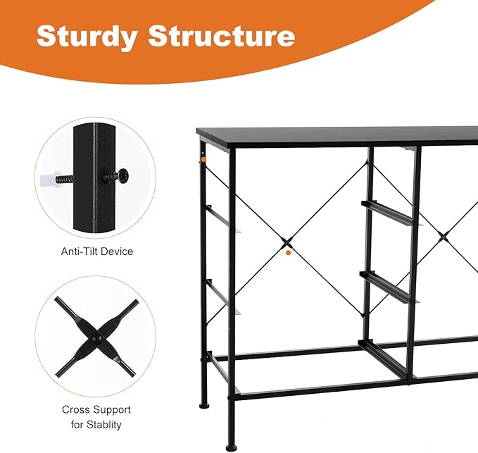 Sweetcrispy Dresser for Bedroom, TV Stand, 6-Drawer Fabric Storage Cabinet with Open Shelves, Console Table, Entertainment Center and Closet Organizers for Living Room Furniture, Black
