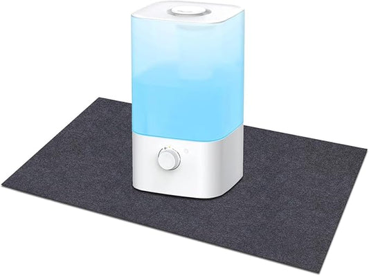Humidifiers Mat,For floor surface/Absorbent mat Lightweight Washable Floor Mat，Under the Humidifiers Mat，Multifunctional home appliance mat，back Non-slip(24" x 24")