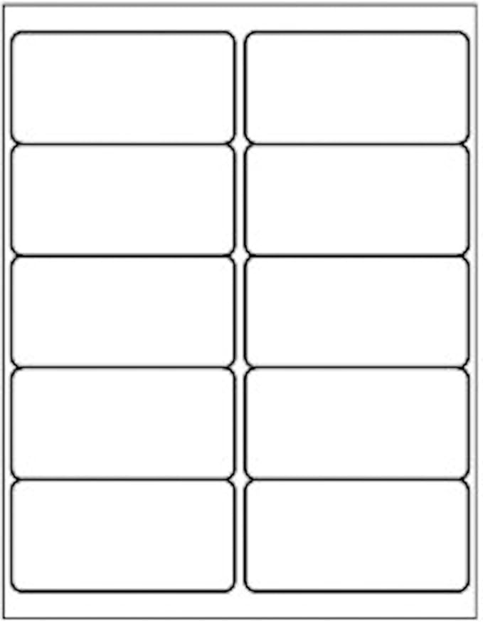 BESTEASY 2x4 Shipping Labels, FBA 10 Up Address mailing Labels, 100 Sheets Sticker Labels Compatible Laser/InkJet(1000 Labels)