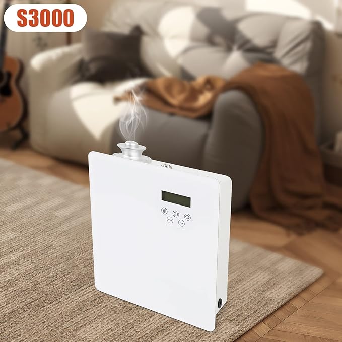 500ml Smart Scent Air Machine Aromatherapy Diffuser Machine,HVAC Diffuser Scent System Waterless Aromatic Diffuser Large Area Fragrance Diffuser for Area Cover Up to 3000m³(500ml)
