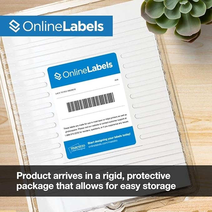 3.58 x 3.62 Waterproof Beer Bottle Labels (Inkjet Printers Only) - Pack of 400 Labels, 100 Sheets - OnlineLabels