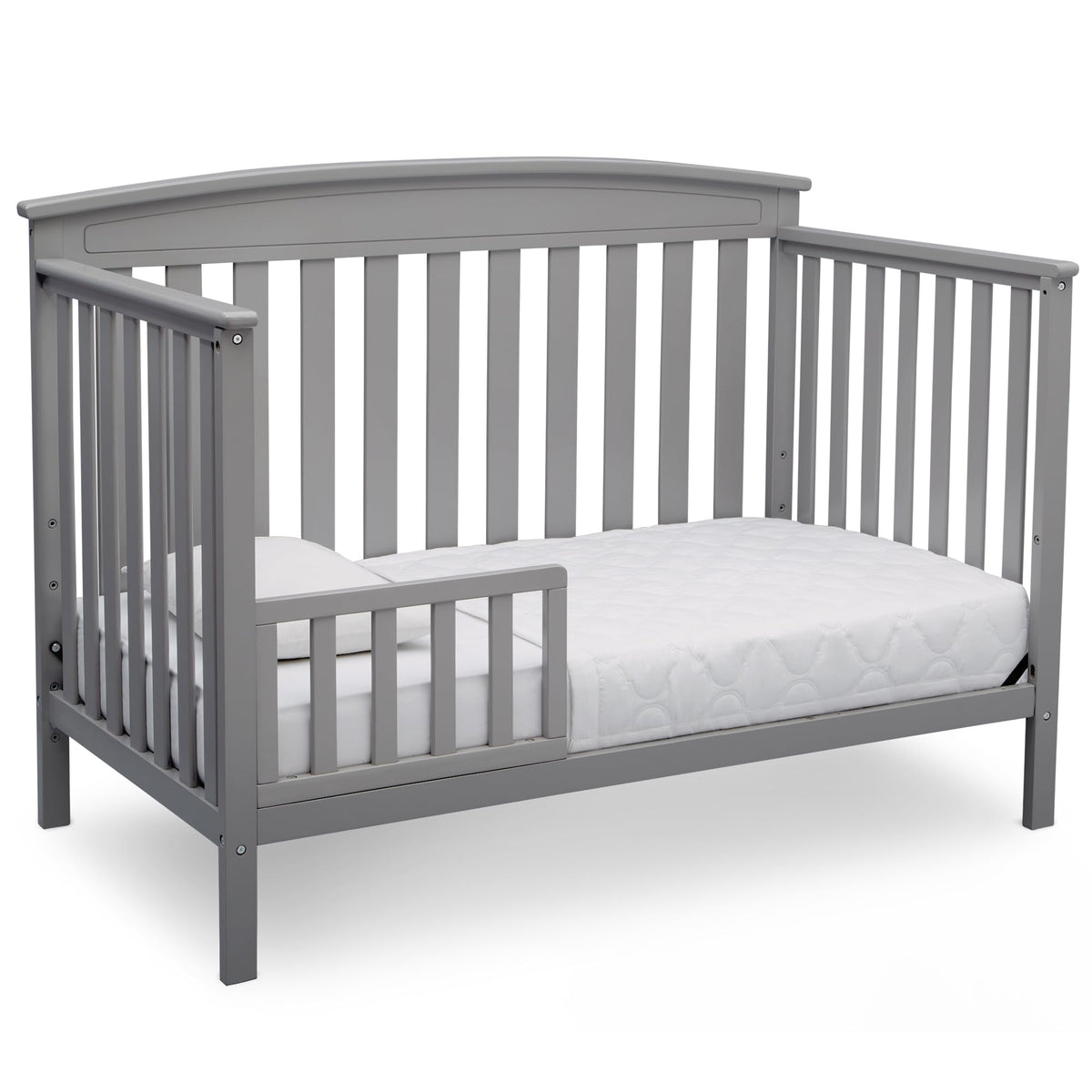 Delta Children Gateway 4-in-1 Convertible Crib - Greenguard Gold Certified, Grey