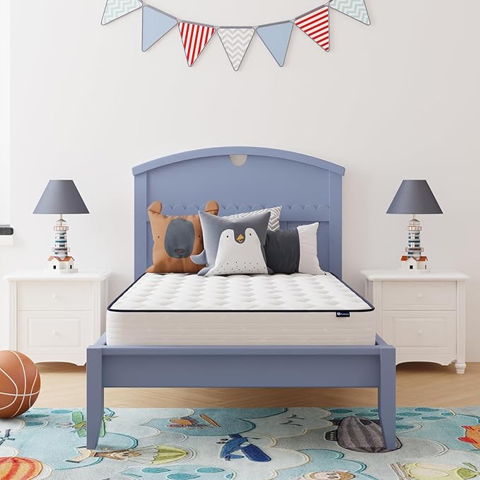Avenco 6 Inch Full Mattress, Medium Soft, Breathable Fabric Cover & Adaptive Support, CertiPUR-US Certified, Full Size Mattress in Guest and Kids Bedroom