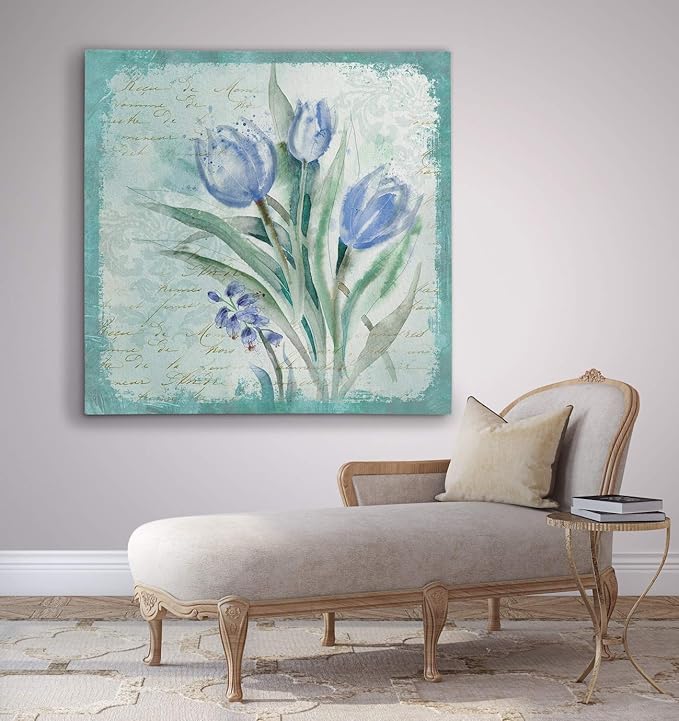 Wexford Home Tulip Medley - Premium Gallery Wrapped Canvas Art Print, 32x32,