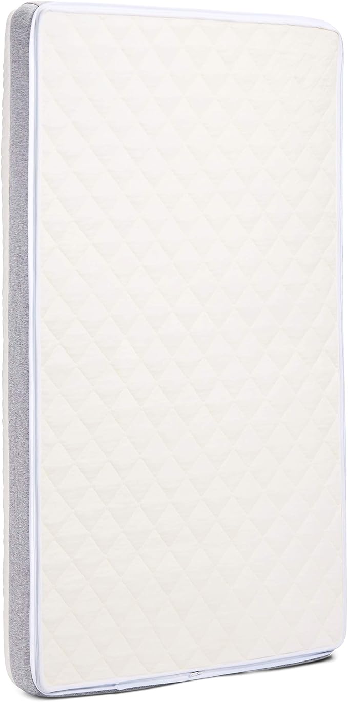 Graco Ultra 2-in-1 Premium Dual Sided Crib & Toddler Mattress - GREENGUARD Gold, CertiPUR-US Certified Foam, Machine Washable Cover with 100% Waterproof Surface, Fits Standard Baby Crib & Toddler Beds