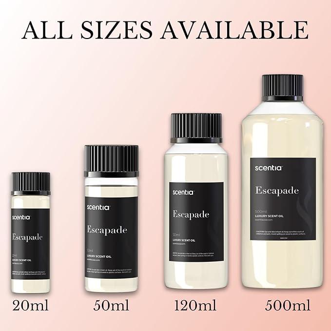 Hotel Diffuser Oil Inspired by The Ritz Carlton Hotel Scent - 20 mL 0.67 fl oz - Aromatherapy Fragrance Oil Inspired by 5 Star Hotel - Escapade