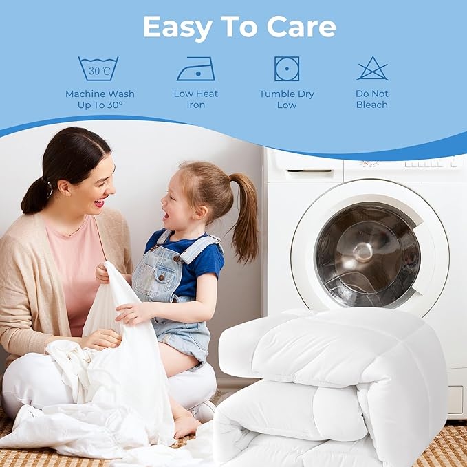 Cloud-Like Comfort with 7D Spiral Fiber: 600GMS 7D Spiral Fiber Filling Offers Luxurious Softness and Resilience. Our California King Mattress Topper Conforms Gently, Relieves Pressure, Maintains Boun