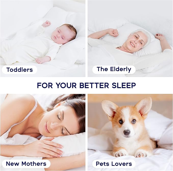 SLEEP ZONE Grey Queen Waterproof Mattress Pad, Premium Soft Embossed Mattress Topper, Quilted Fitted Mattress Protector Cover with Elastic Deep Pocket (Grey, Queen)